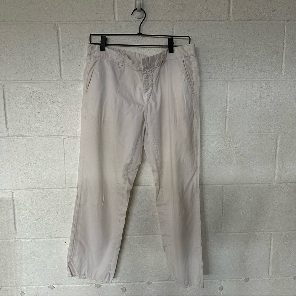 NILI LOTAN Women's Size 6 White Straight Leg Trouser Pant